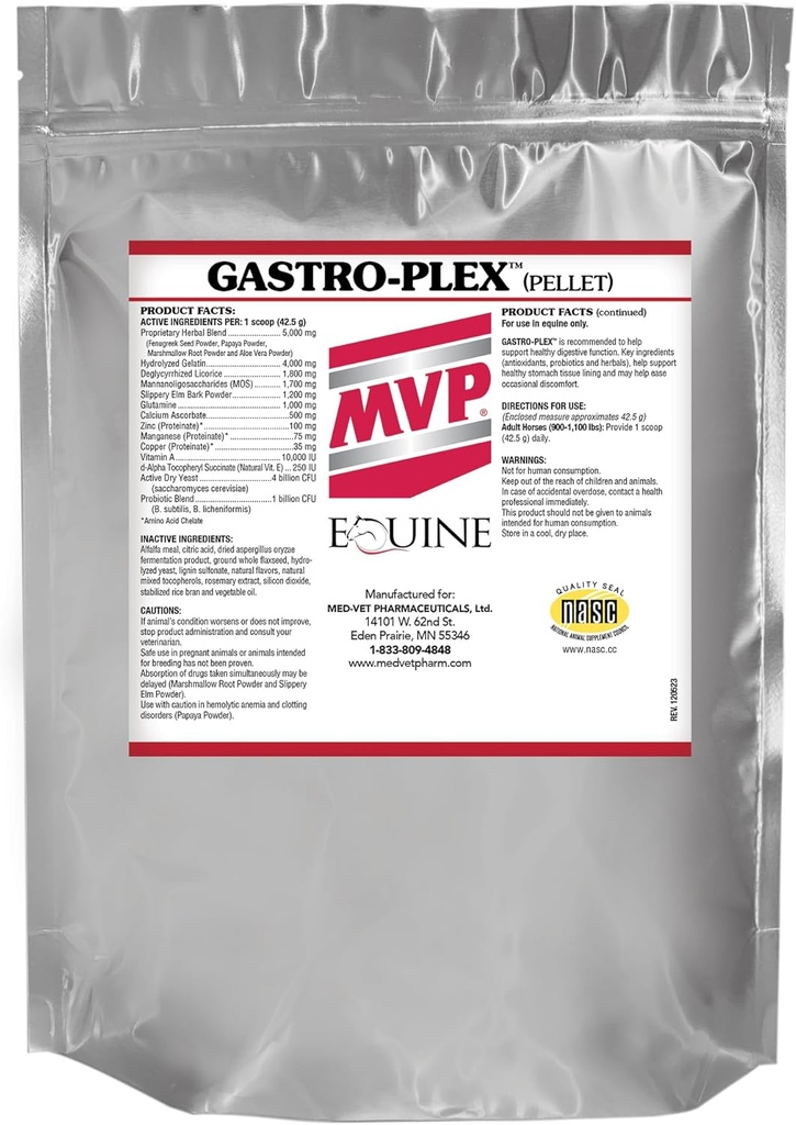 Gastro-Plex (3 lb) 馬の腸の健康とヒンドゥー教の消化をサポート