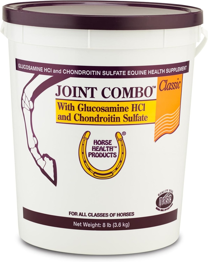 Horse Health Joint Combo Classic, An Unbeatable Joint Combination Supplement for Horses, Cinnamon Apple 8 Pounds