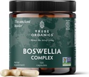 TRIBE ORGANICS Boswellia Serrata Complexは、共同サポート、筋肉の救済のためのサプリメント - ベジタリアン非GMO 120カプセル、高効力 - ジンジャーエキス&ブラックペッパー付きボスウェリンスーパー - 420mg