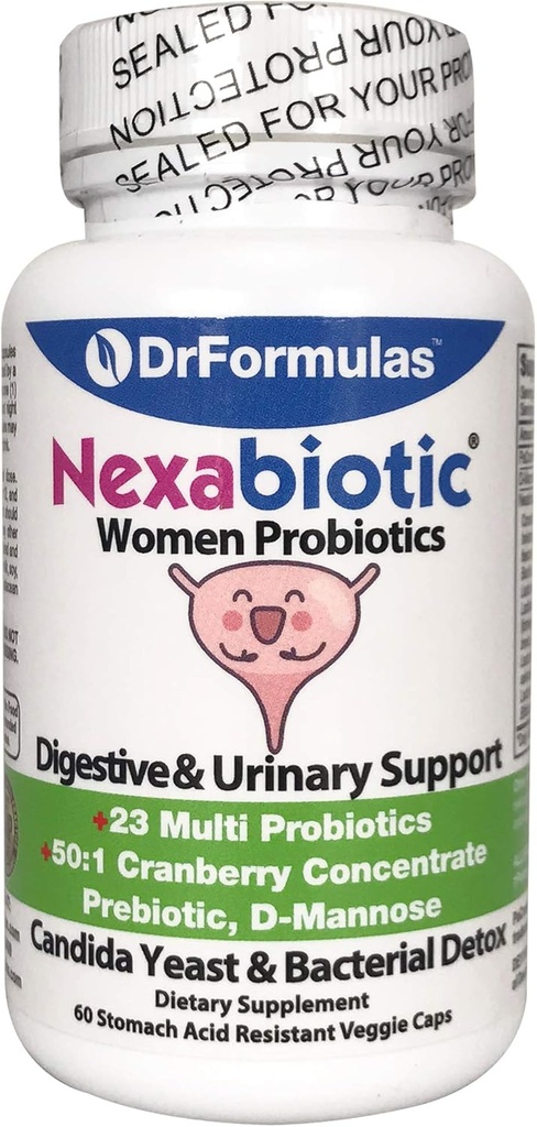 女性のためのDrFormulas Probiotics | 妊娠をサポートするNexabiotic Probiotics, ママ & 赤ちゃん ベスト Prenatal Vitamins & Postnatal Multivitaminsで使用