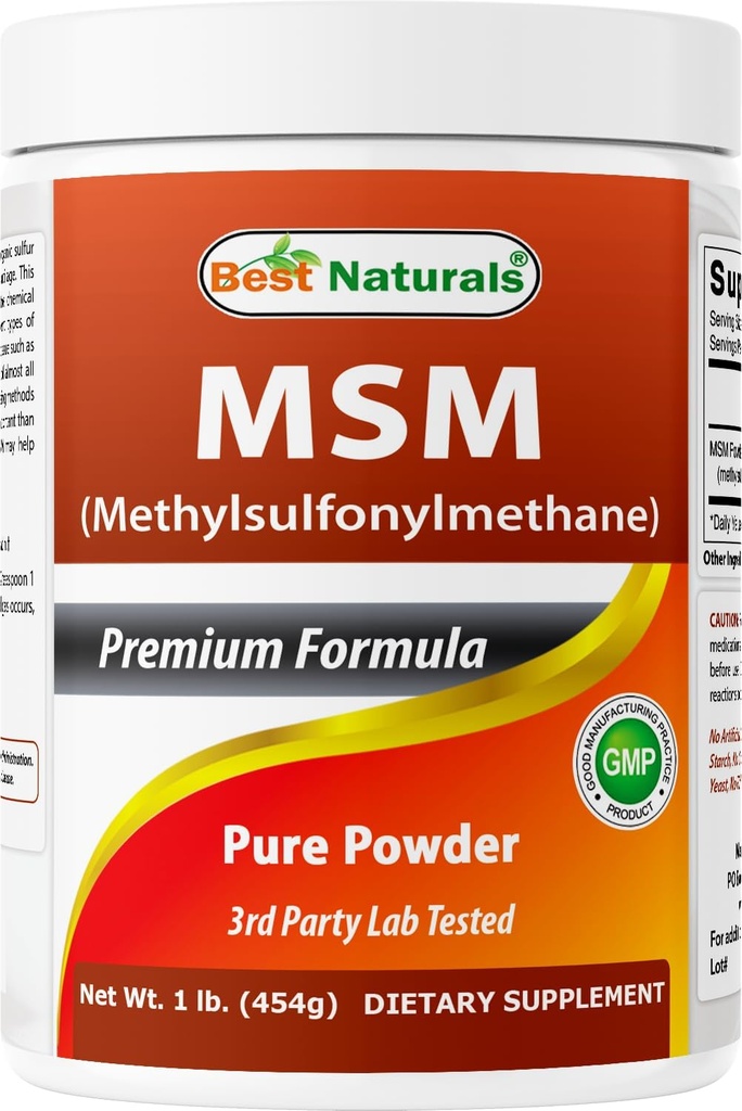 Best Naturals 100% Pure MSM Powder, 1Lb