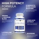 研究検証ニトリク酸化物 - L-アルギニンとL-シトルリン - プレミアム筋肉建物ニトリク酸化物ブースター - 270カウント - 2ボトル