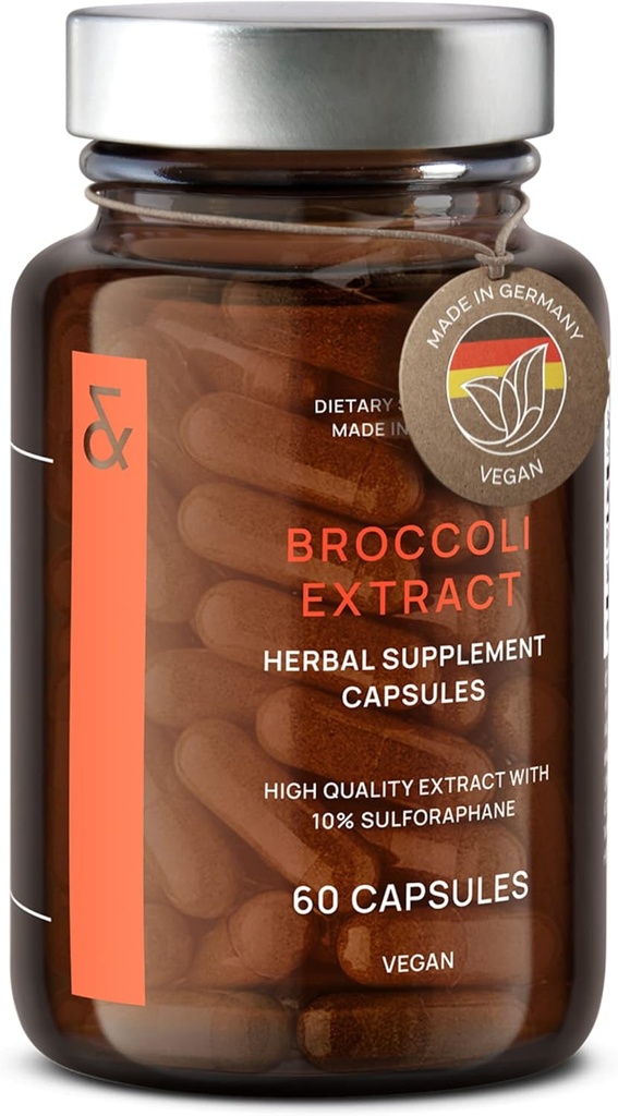 CLAV Broccoliのスプロットのエキスのカプセル - 100mg Sulforaphane - Antioxidant - 60 Broccoliの丸薬-ドイツ製