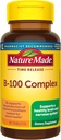 Nature Made Time Release Vitamin B-100 High Potency B Complex, Dietary Supplement for Nervous System Function Support, 60 Time Release Tablets, 60 Day Supply