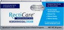 Recticare Advanced Hemorrhoidal Cream: Advanced Treatment to Shrink & Soothe Hemorrhoids - Itch, Pain, Burn Relief - 30g Hemorrhoidal Cream with Lidocaine