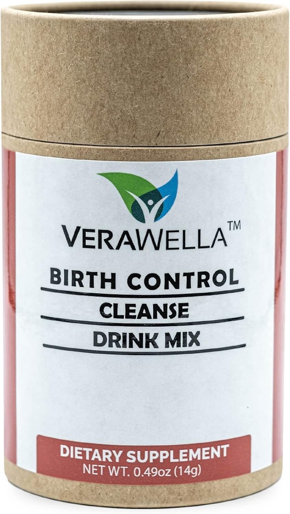 Birth Control Cleanse | 28 Servings | Fertility Supplements for Women to Balance Hormones, Support & Regulate Your Cycle | Folate and Chasteberry Vitamin Drink Mix Powder, Sugar Free