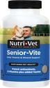 Nutri-Vetシニアフィットマルチビタミン、犬用サプリメント、免疫サポート、ペット用品、犬用ビタミン、シニアエッセンシャル、米国製、ペット用マルチビタミン、120カウント