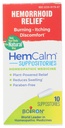 痛み、かゆみ、または不快感の痔核救済のためのボイロン HemCalm Suppositories - 10 カウント