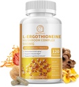 きのこの複雑なカプセルは、L-Ergothioneine、Glutathione、ライオンズ・マネ、Reishi、Cordyceps、免疫及び酸化防止サポート120の計算非GMO、ビーガンのための有機のきのこのエキスを補います