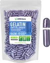 XPRS Nutra Size 0 Empty Capsules - 500 Count Empty Gelatin Capsules - Pills DIY Capsule Filling - Pure Bovine Pill Gel Caps for Do-It-Yourself Supplements (Pearl Purple)