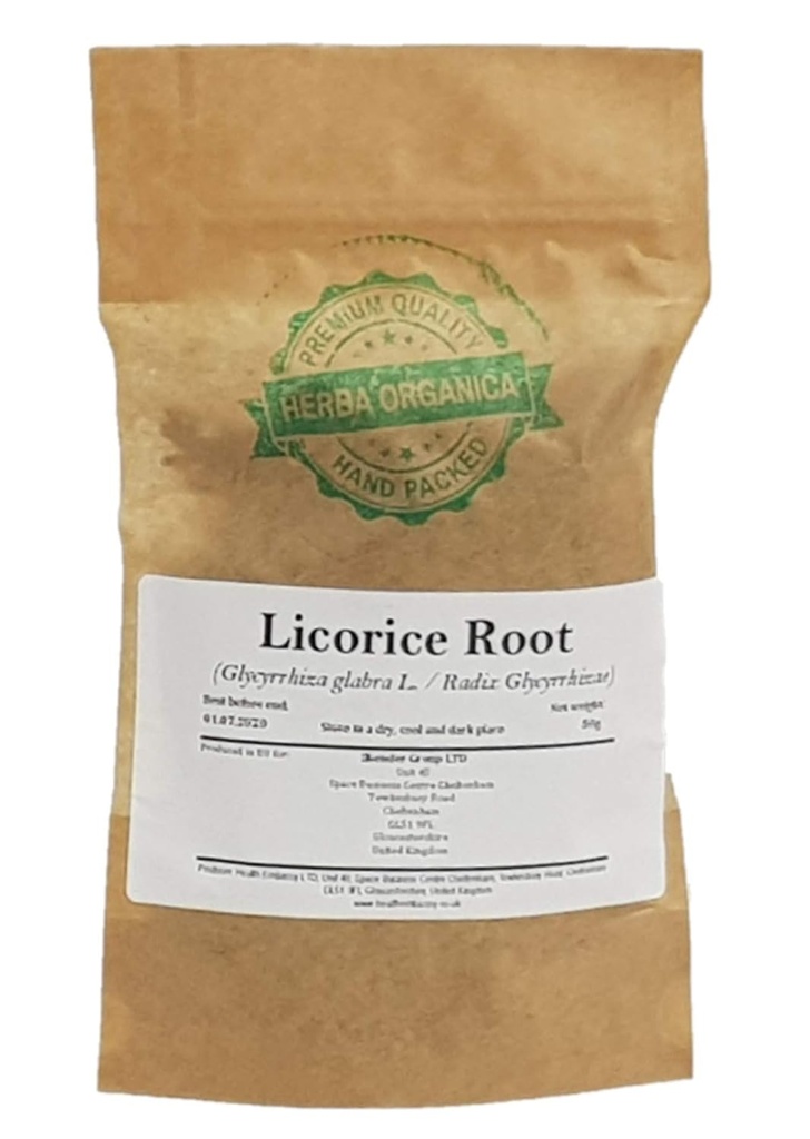 Herba Organica Licorice Root - Glycyrrhiza Glabra L - アルコール(50g)