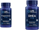 ライフエクステンションPregnenolone 50mgとDHEA 25mg - ホルモンバランスとアンチエイジングサプリメント - 100カプセルそれぞれ