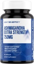 OxyEnergy Ashwagandhaの余分強さ750mg-Stressの救助-免疫及びエネルギー サポート-グルテンフリー、酪農場及び大豆- 60のカプセル