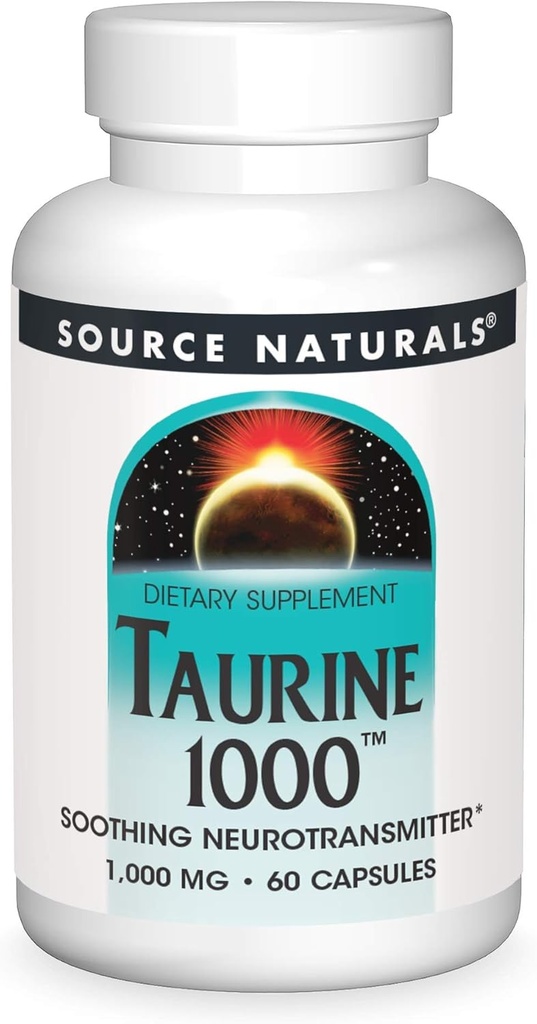 Source Naturals Taurine 1000, 1000 mg - 60 Capsules