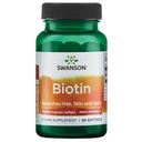スワンソンの極度の強さのBiotinのビタミン10000のmcg 60のSgels