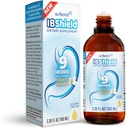 IBShield Tincture 100ml | 6+3=9ハーブ | イベリス・アマラ、ペパーミント、カモミール、カラウェイ、リコライス、アンジェリカ、セランダイン&メアリーのこの薬 | オリジナル・ハーブ・フォーミュラ・サポート 消化器用ウェルネス