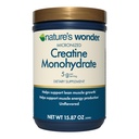 Nature's Wonder Micronizedクレアチンモノハイドパウダー5g、マッスルヘルス、マッスルエネルギー生産、Lactose、サービングあたり5g、450G、90サービング