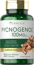 Carlyle Pycnogenol 100mg | 30カプセル | フレンチマリタイムパインバークエキス | ピナス・ピナスタ | GMO・グルテンフリーサプリメント