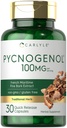 Carlyle Pycnogenol 100mg | 30カプセル | フレンチマリタイムパインバークエキス | ピナス・ピナスタ | GMO・グルテンフリーサプリメント
