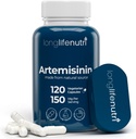 LongLifeNutri Artemisin 150mg - スイートワームウッド、120ベジタリアンカプセル、毎日のデトックスのための有機アルテミアアンヌアサプリメント、4ヶ月の供給、GMP認定、米国製