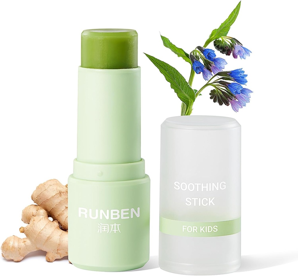 RUNBEN の Mosquito のダニの救助の棒、赤ん坊及び子供のための安全な Itch の救助、虫のための反 Itch のクリーム、植物ベースの使いやすい、使いやすい、0.24 oz