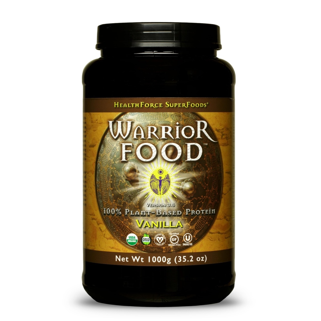 HEALTHFORCEの極度の食糧戦士の食糧Protienの粉-バニラ味- 1000のグラム