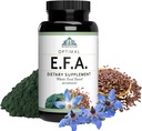 Optimal Health Systems EFA | ボラージュ、フラクシード、アルゲオイルから1,000mg | セーバー、プラントベースのブレンド | 脂肪酸サプリメント | 60カプセル