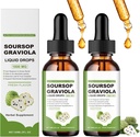 Naturesoursoursoursapの純粋で有機サワーソップのエキス、癌、サワーソップのビターの液体、サワーソップのグラビオラの液体は1800mg、草の商品、自然な味を低下させます(2)
