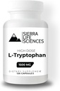 1500mg 高用量 L-Tryptophan 最大 へ 飲みやすいカプセル | グルテンフリー、非GMO | 40 サービング (シングル)