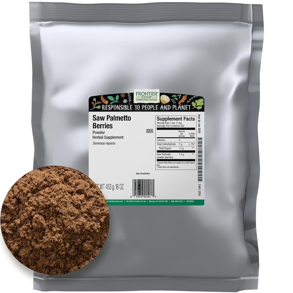 フロンティアのバルクはPalmettoの果実の粉、1ポンドを見ました