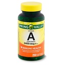 スプリングバレービタミンAサプリメント2400 mcg- 250 Softgels 2のパック