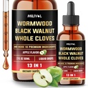 13in1 Wormwoodの液体の低下- 1900mgの全体クローブが付いている黒いクルミのWormwoodの液体のエキス及び多く- 60の日の供給- 2 Fl Oz