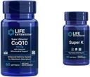 ライフエクステンションスーパーUbiquinol CoQ10強化ミトコンドリアサポート&スーパーK、ビタミンK1、ビタミンK2 mk-7、ビタミンK2 mk-4