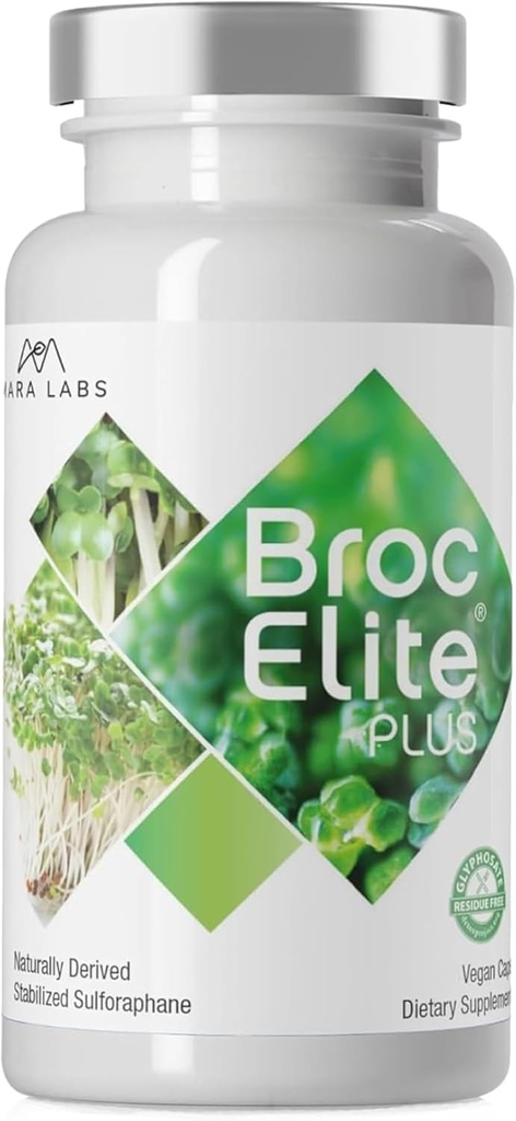 マララボ ブロッコリープラス | ブロッコリーサプリメント w/Stabilized Sulforaphane Extract | ゼロ グリホステア残渣 | 60 野菜カプセル