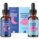 JoySpring SleepBerry 液体メラトニンとジェニウスは子供のためのスマートベリーバニラをドロップします