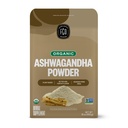 FGO有機アシュワガンダルートパウダー、16oz再封可能なバルクバッグ、非GMO、インドのジンセン、withania Somnifera、インドから供給(パッケージ1)