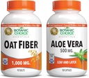 植物の選択 - オート&アロエベラ:食物繊維&消化の健康のサプリメントのバンドル