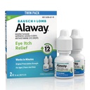 Alaway Antihistamine アイドロップ のために Itchy Eyes, Fast-Acting, まで 12-Hour Eye Itch 救済, 臨床的にテスト済み処方強度式, 0.34 Fl Oz (パック 2)