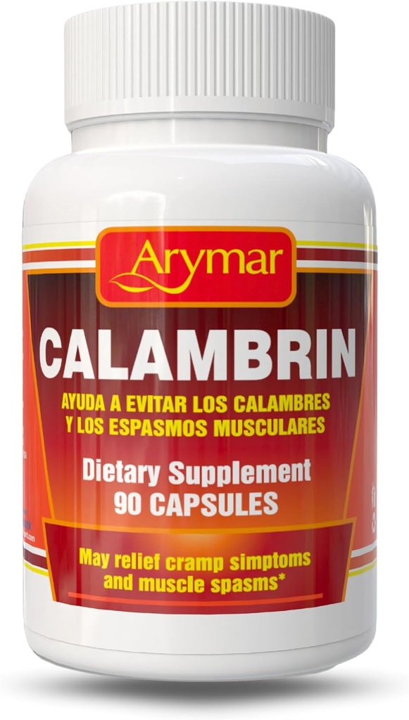 Arymar Calambrin、90カプセル - 筋肉の健康のための栄養補助食品