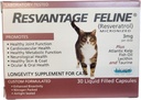 Feline - Resveratrol - 猫のための長寿サプリメント - 30カプセル