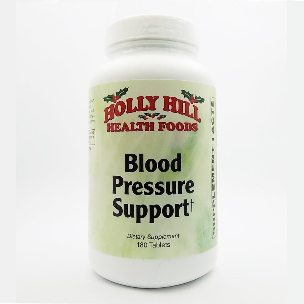 Holly Hill Health Foods, Blood Pressure Support, Mineral and Herbal Support, 180 Tablets
