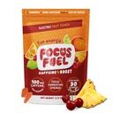 FocusFuel Energy Chews - フルーツパンチフレーバー(15サービング) - 100mgカフェイン+ L-テアニン+ B12、マグネシウム - ブーストフォーカス&エネルギー - クラッシュまたはジッタなし