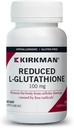 Kirkman Reduced L-Glutathione 100 mg - Hypoallergenic | 100 Vegetarian Capsules | Antioxidant