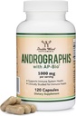 Andrographis カプセルマックス Andrographides - 1,000mg サービングサイズ(120カプセル) AP-Bio (特許取得済みの Andrographis Paniculata Extract) - 臨床的に二重木材による免疫システム健康のために研究