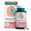 NEURIVAオリジナルDecaffeinated臨床的に記憶、焦点及び集中、NeuroFactor及びPhosphatidylserine、28ctのカプセルのためのNootropicの頭脳の補足をテストしました
