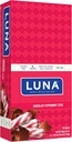 LUNA BAR - Gluten Free Snack Bars - Chocolate Peppermint Stick -8g of protein - Non-GMO - Plant-Based Wholesome Snacking - On the Go Snacks (1.69 Ounce Snack Bars, 15 Count)