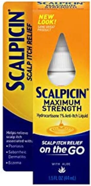 Scalpicinの頭皮のItchの救助、1.5のfl Oz。最高の強さ
