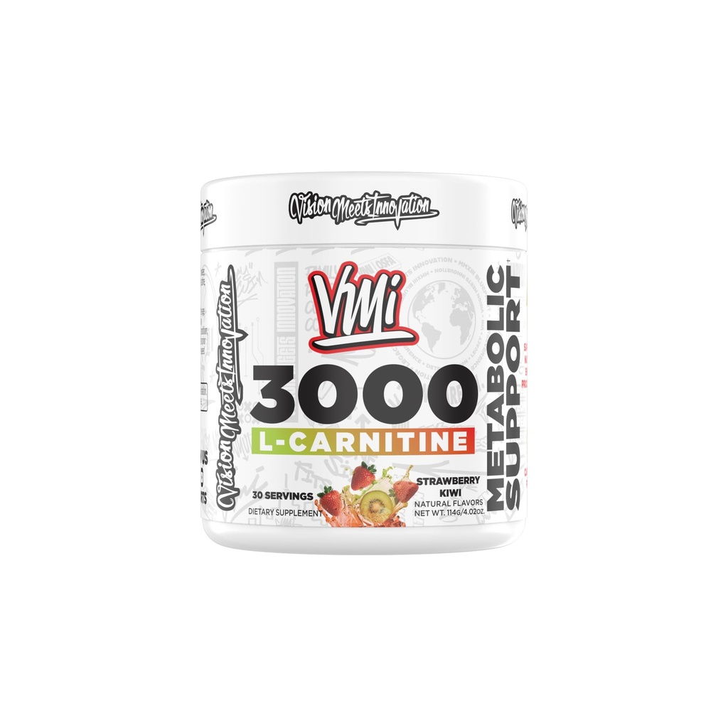 VMIスポーツL-カルニチン3000パウダー | 3000 mg L-カルニチン | メタボリックサポート 最大吸収フォーミュラ | 男性と女性のための素晴らしい味 | 30 人前給(30 人前給)