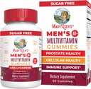 MaryRuth Organics Multivitamin for Men 40+ | 砂糖無料 | ヴィーガン メンズ ビタミン | 免疫サポート 毎日の男性のマルチビタミン | 男性用ビタミン | 60 カウント
