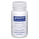 純粋なカプセル封入ビタミンD3 250 mcg(10,000 IU) - プレミアムビタミンD - 60カプセル付き、骨、関節、breast、心、コロン&免疫健康をサポートするサプリメント